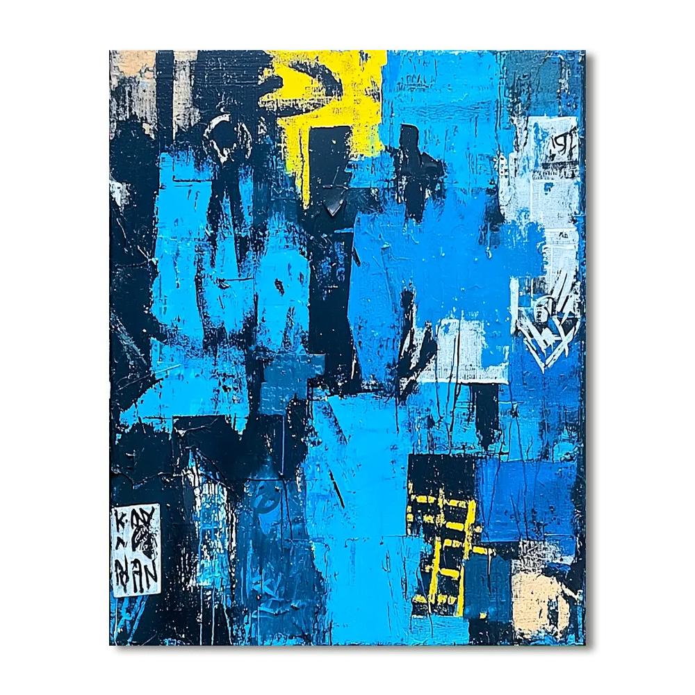 Jean-Michel Basquiat Inspired Fragments Of Identity  Paint By Numbers Kits
