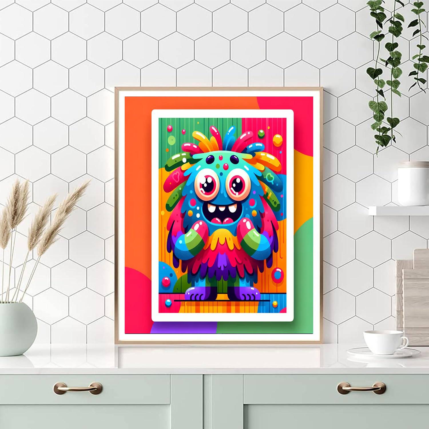 Giggly Monster Numbered Painting Kits