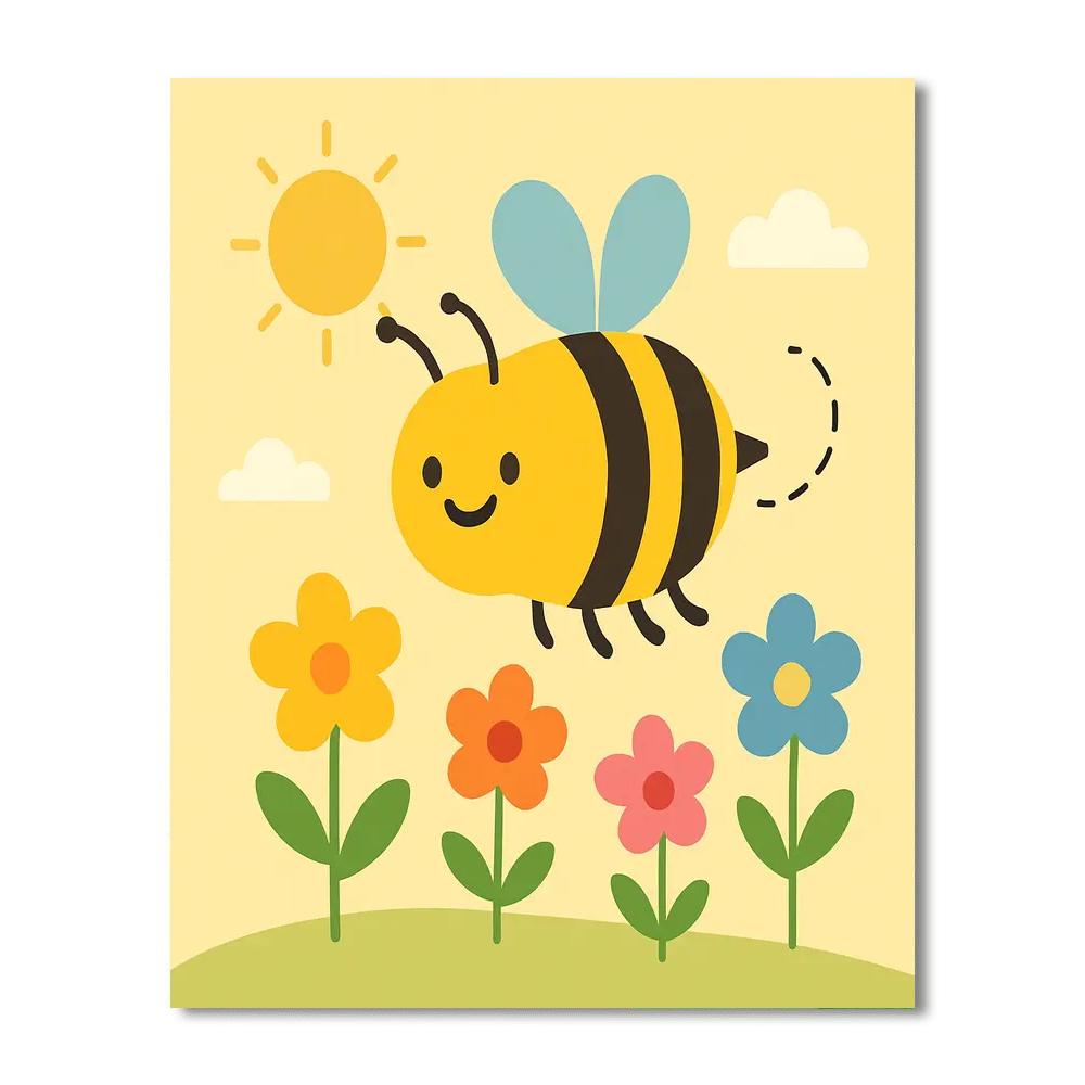 Busy Bee's Bloom Garden DIY Paint By Numbers