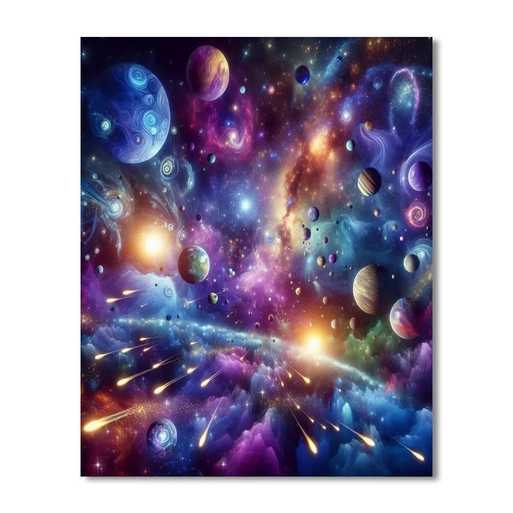 Cosmic Fantasy Journey Paint By Number