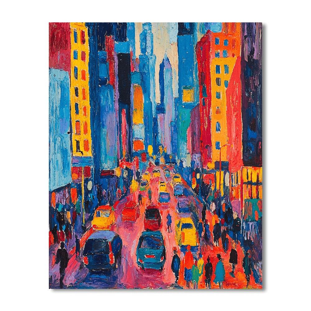 Henri Matisse Inspired Urban Expressions  Paint By Numbers