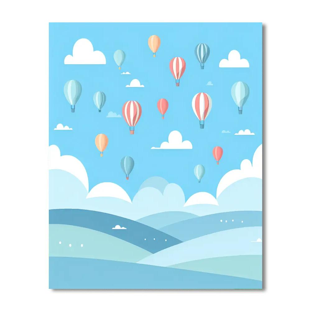Soaring Skies Paint By Numbers Art