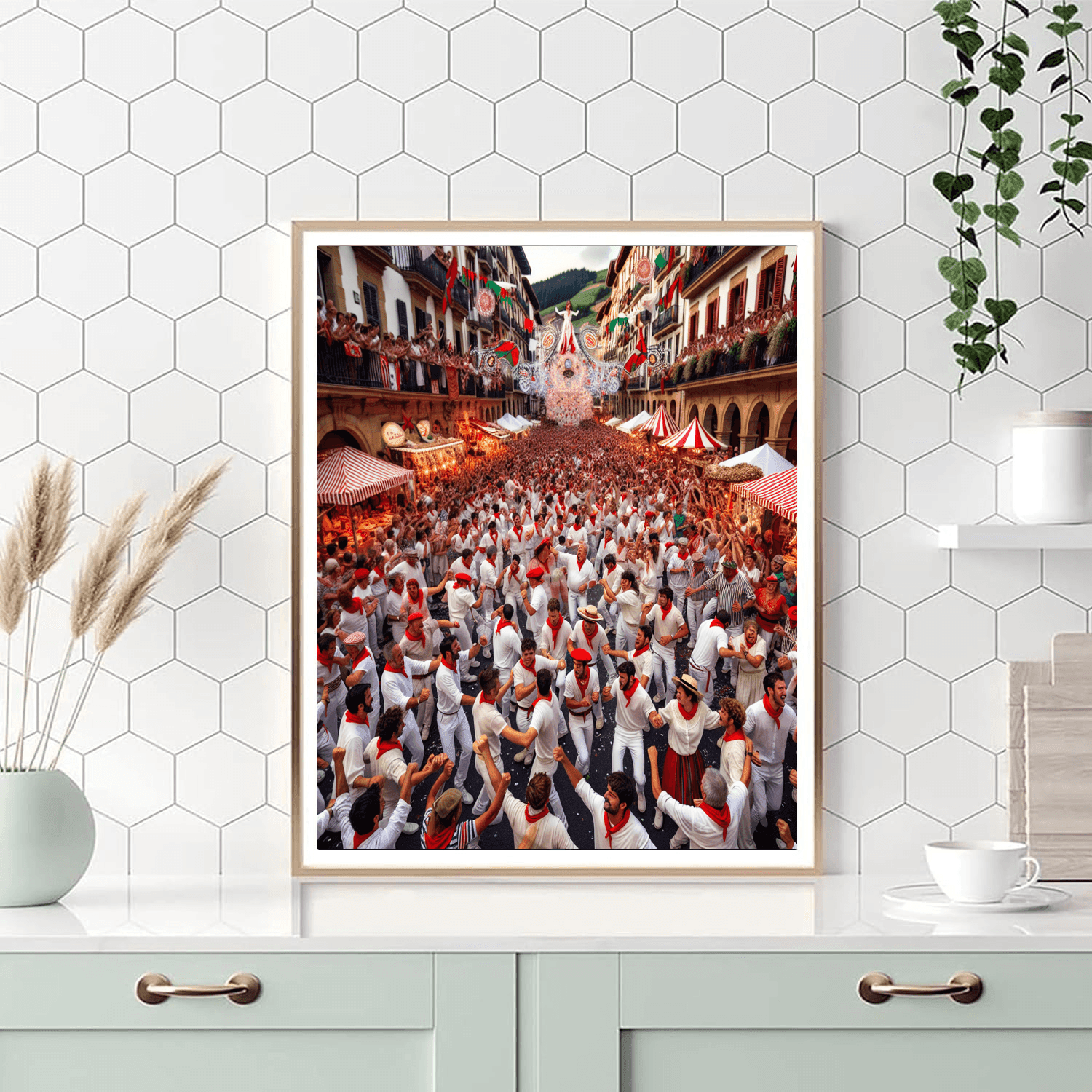 Bayonne Festival - France Paint By Numbers Art