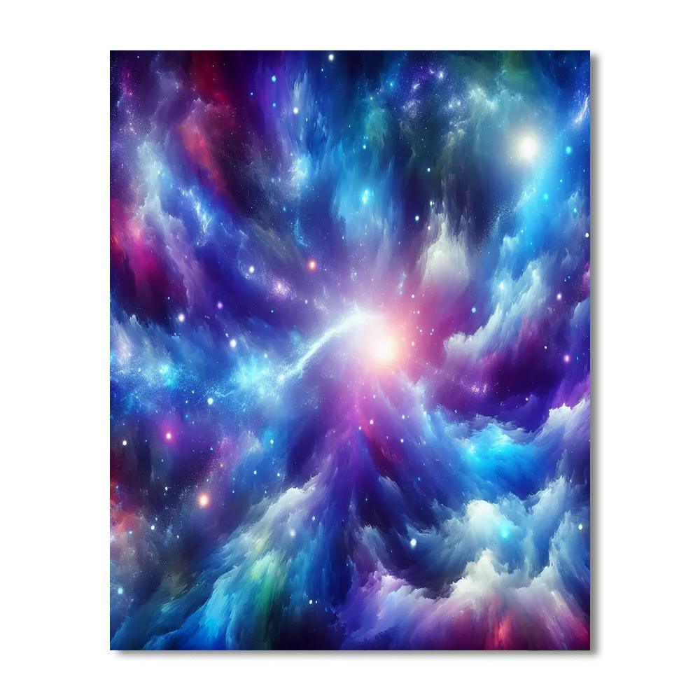 Cosmic Starburst Adventure DIY Paint By Numbers