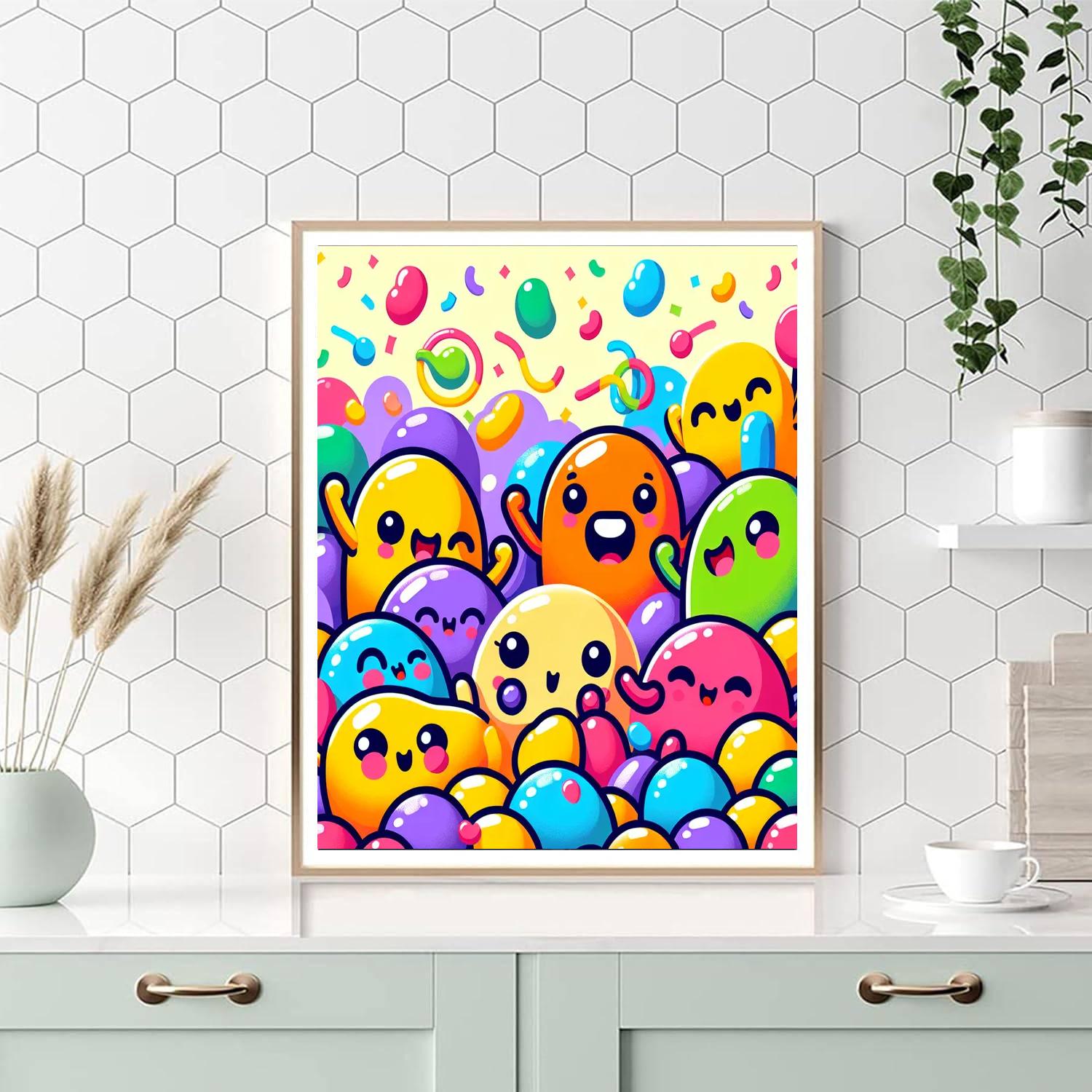 Jolly Jellybean Jubilee Numbered Painting Kits