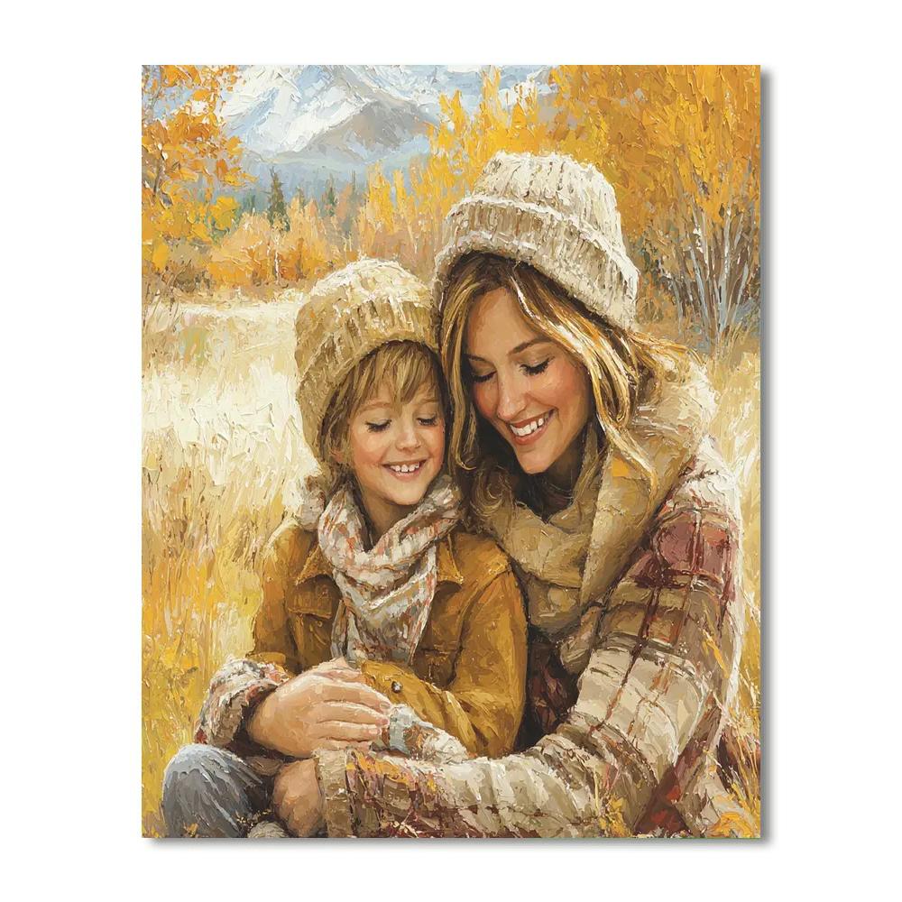 Merry Moments At Home Painting By Numbers Kit