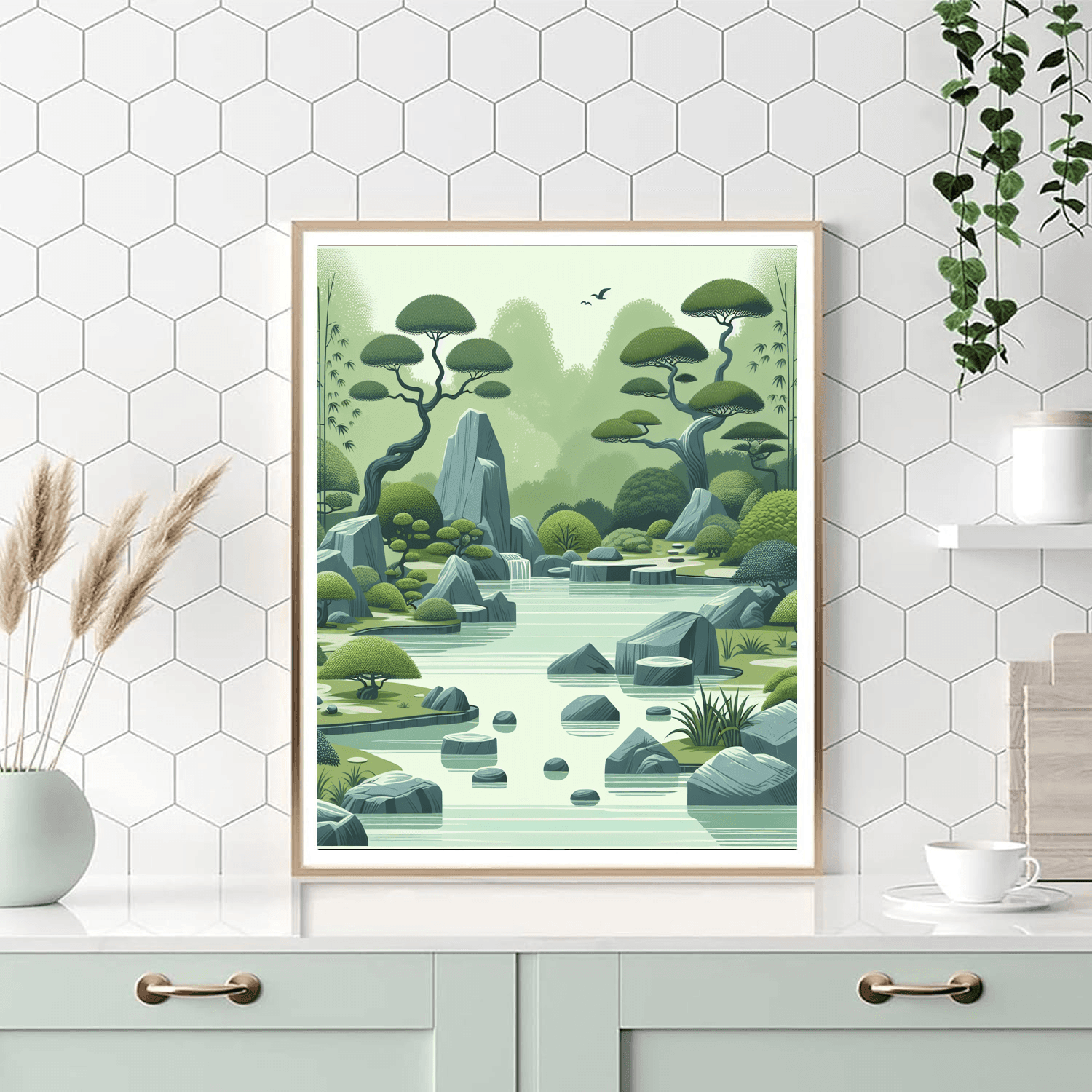 Zen Retreat Paint By Numbers Art