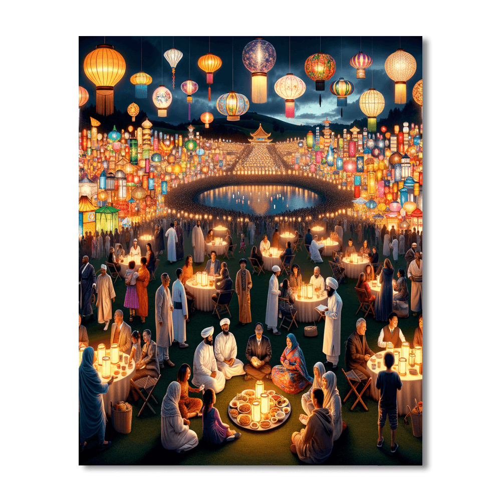Auckland Lantern Festival Painting Number Kit