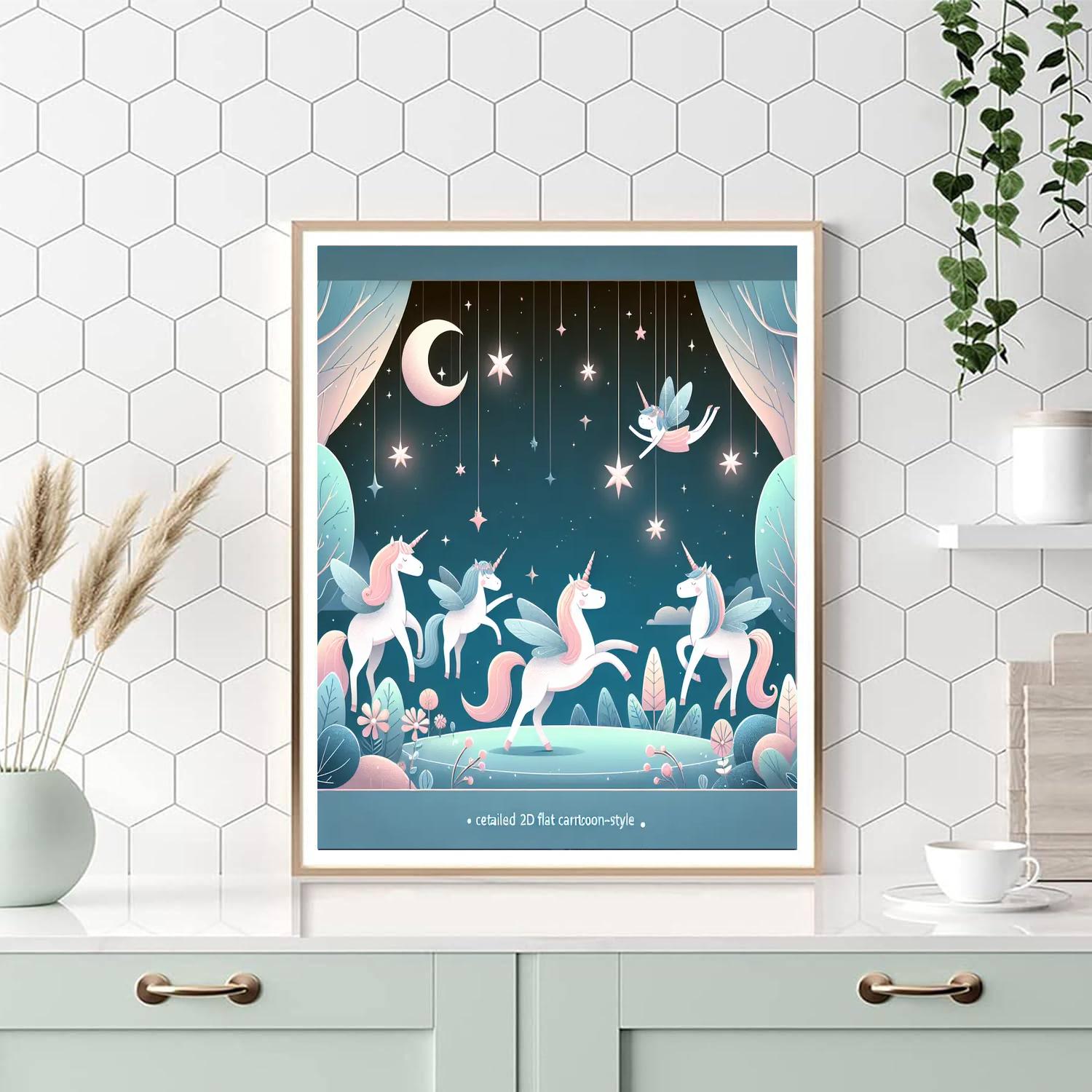 Magical Midnight Festival Painting By Numbers Kit
