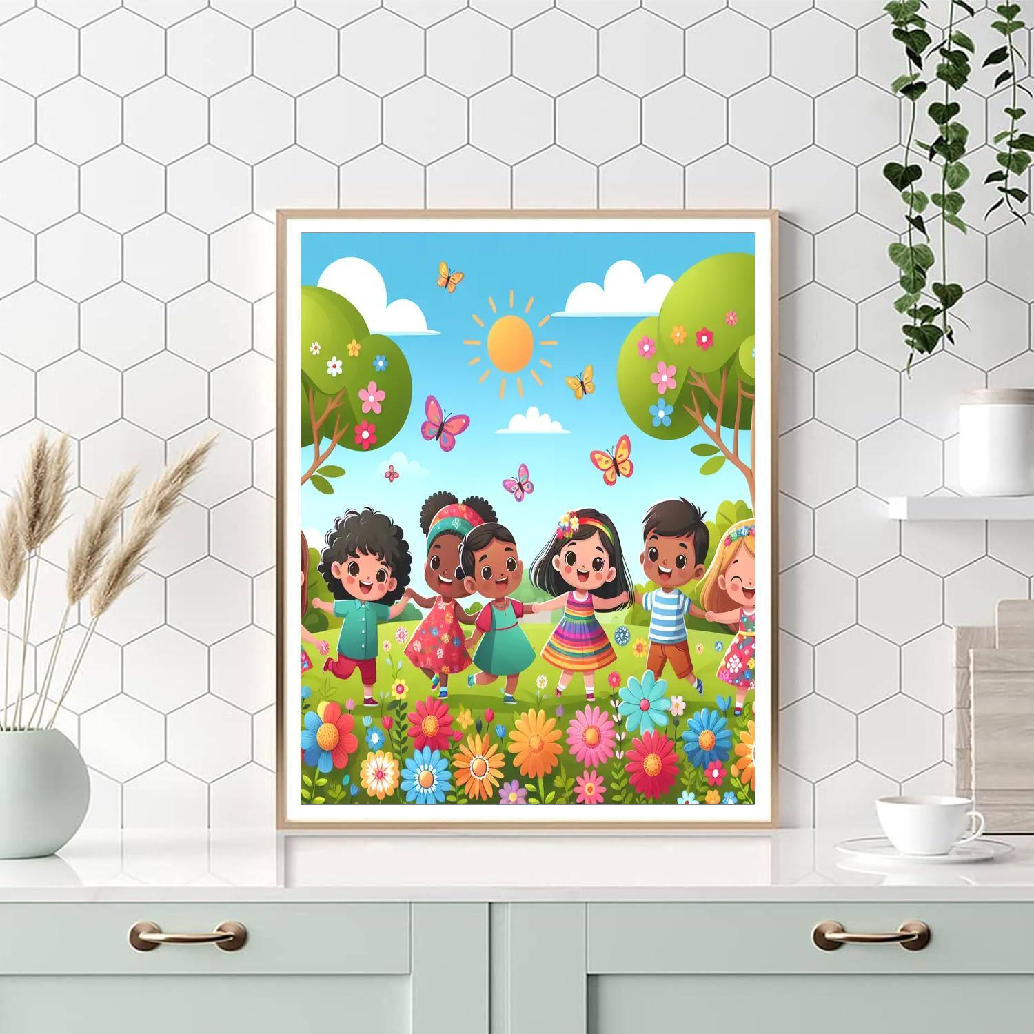 Colorful Spring Celebration Paint By Number