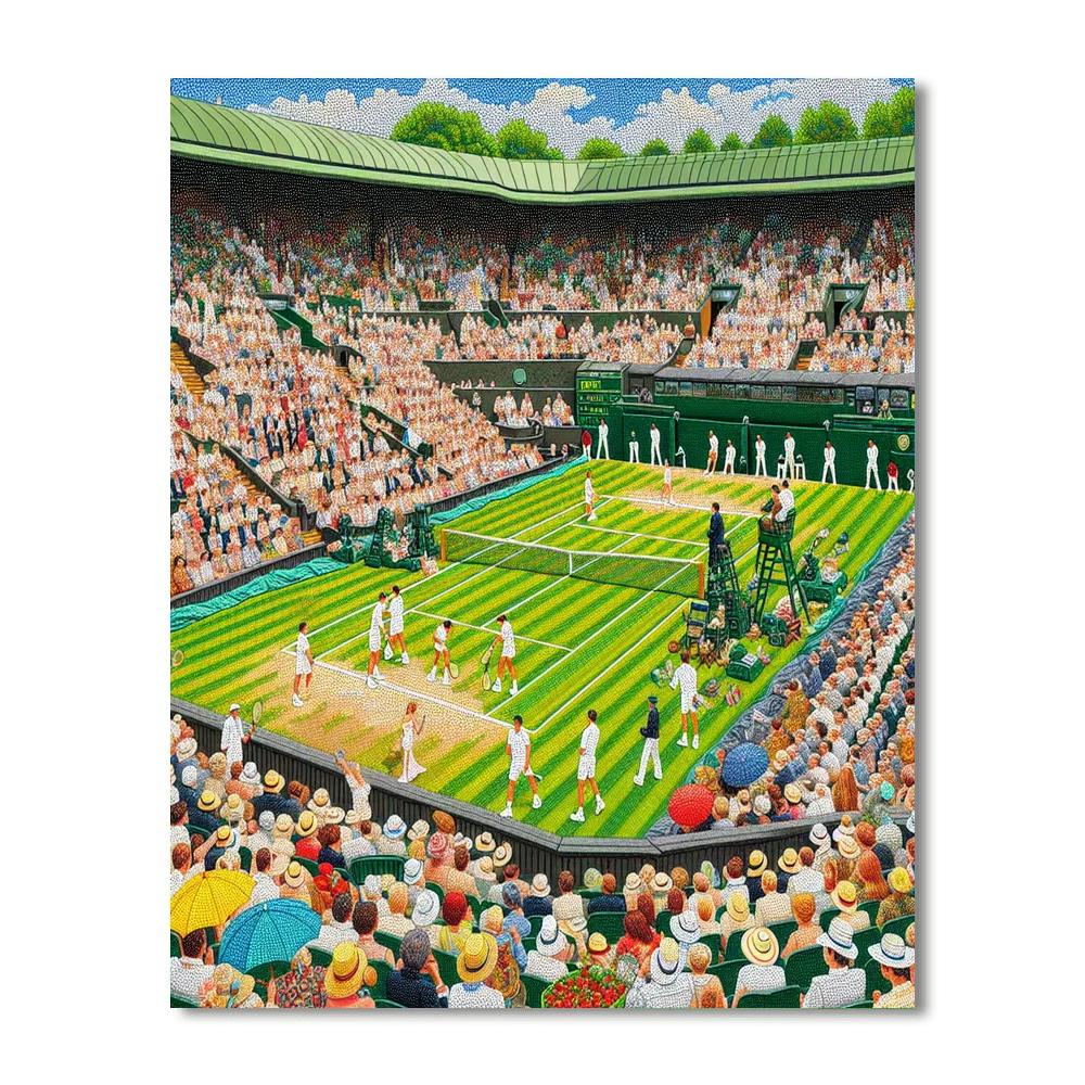 Wimbledon - England Number Painting