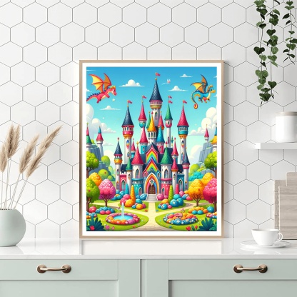 Exploring Enchanted Castles Paint By Numbers Kits