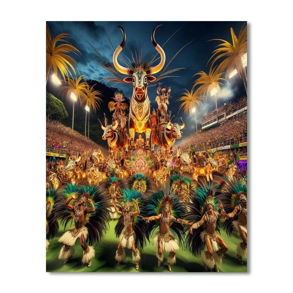 Boi Bumba - Parintins DIY Paint By Numbers