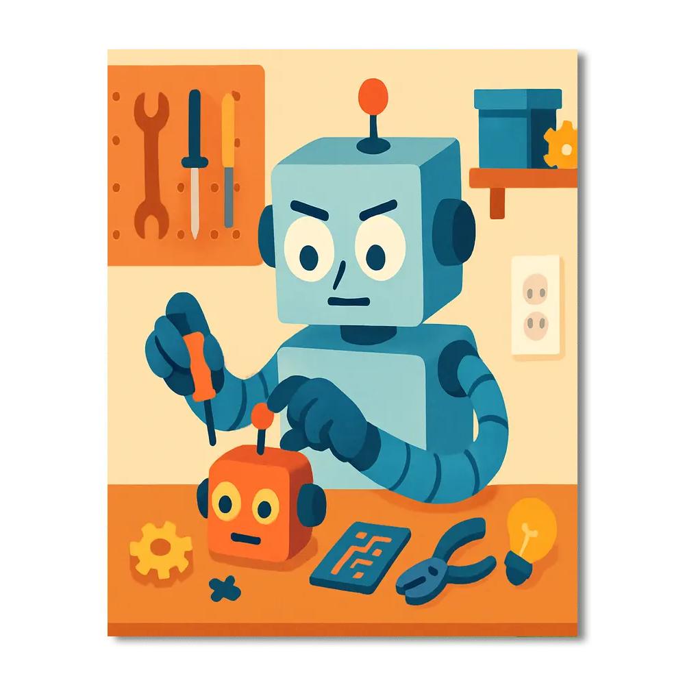 Robot Inventor Numbered Painting Kits