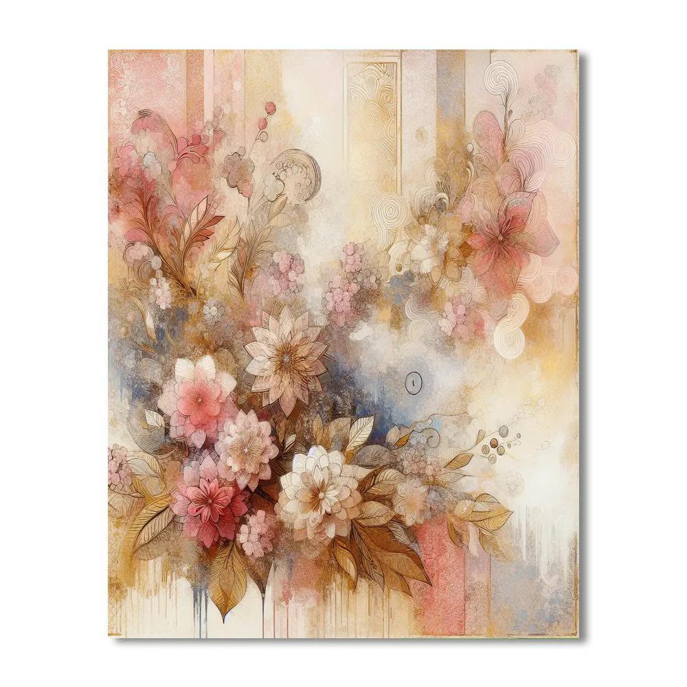Bohemian Blossom Dream Numbered Painting Kits