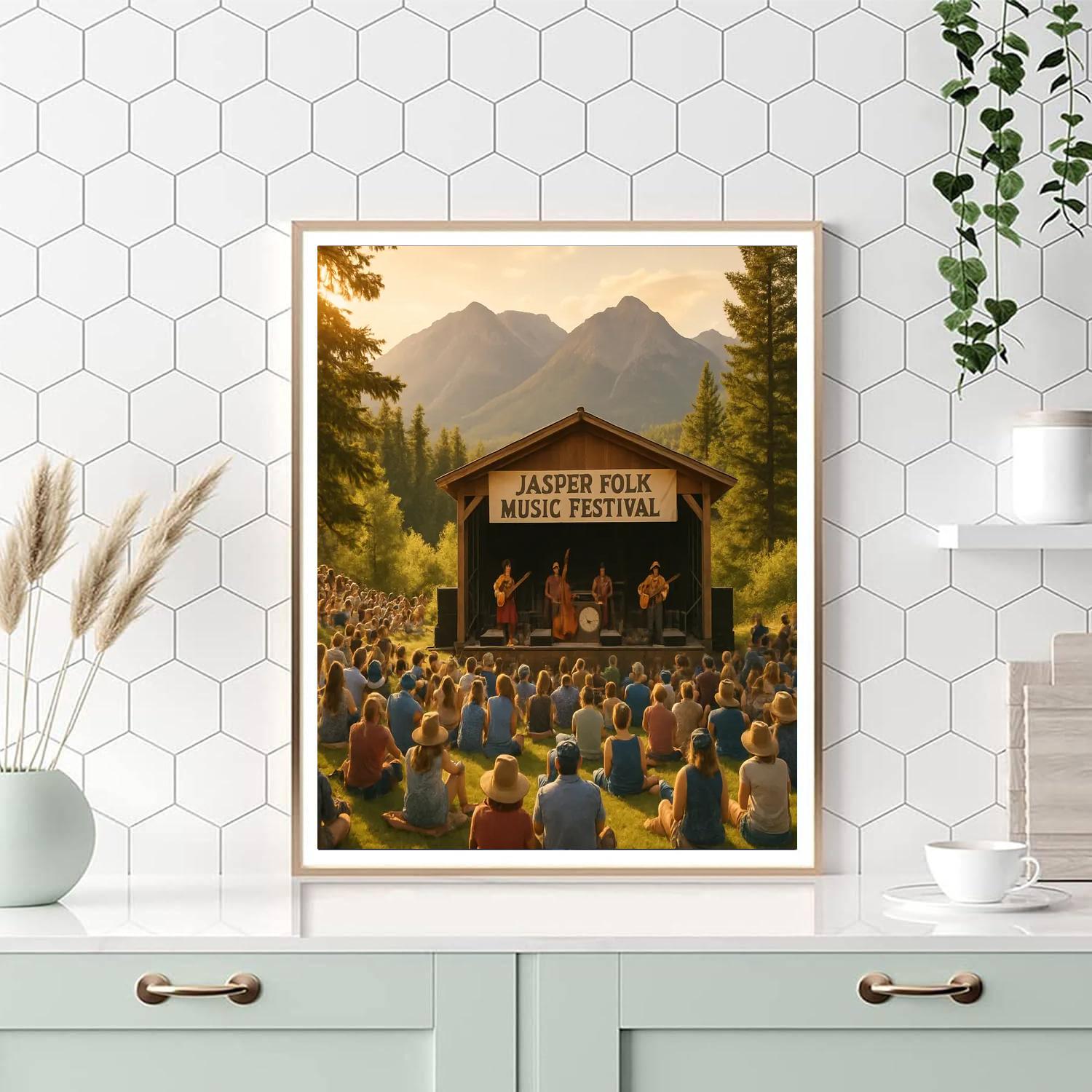 Jasper Folk Music Festival Numbered Painting Kits