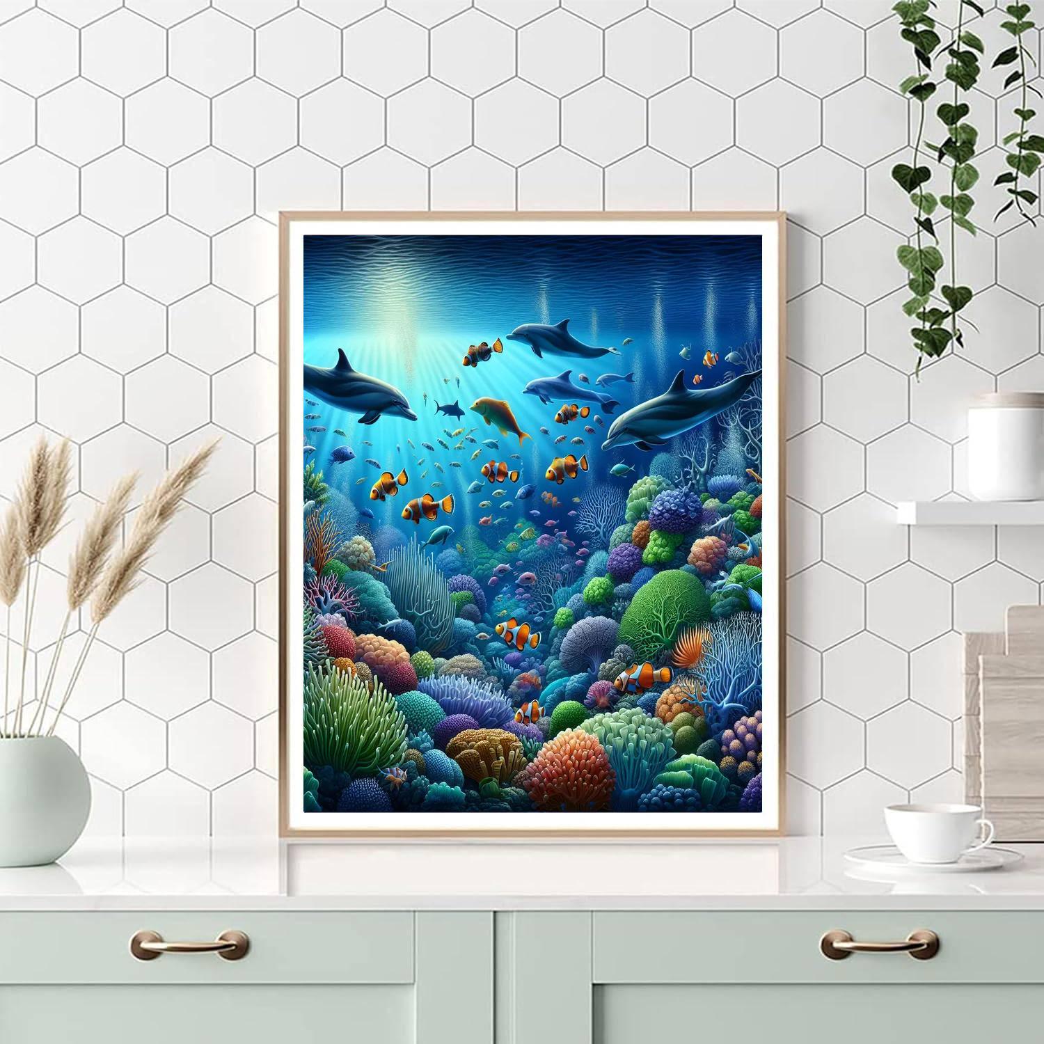 Carnival Of Colors Under The Sea Painting By Numbers Kit