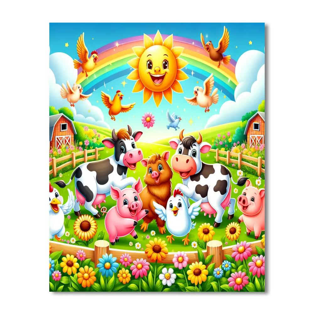 Adventures At The Farm DIY Paint By Numbers