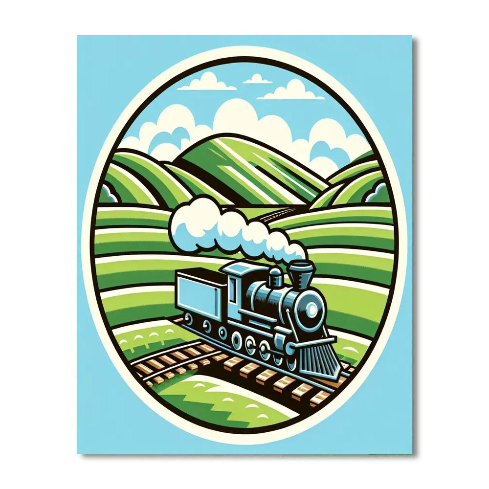 Rustic Railroads Numbered Painting Kits