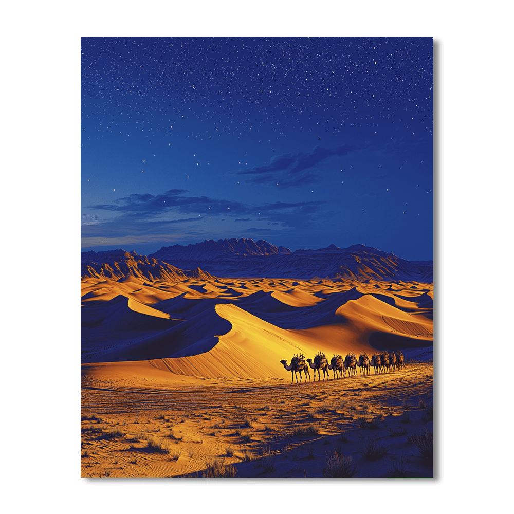Gobi Desert - Mongolia Painting Number Kit
