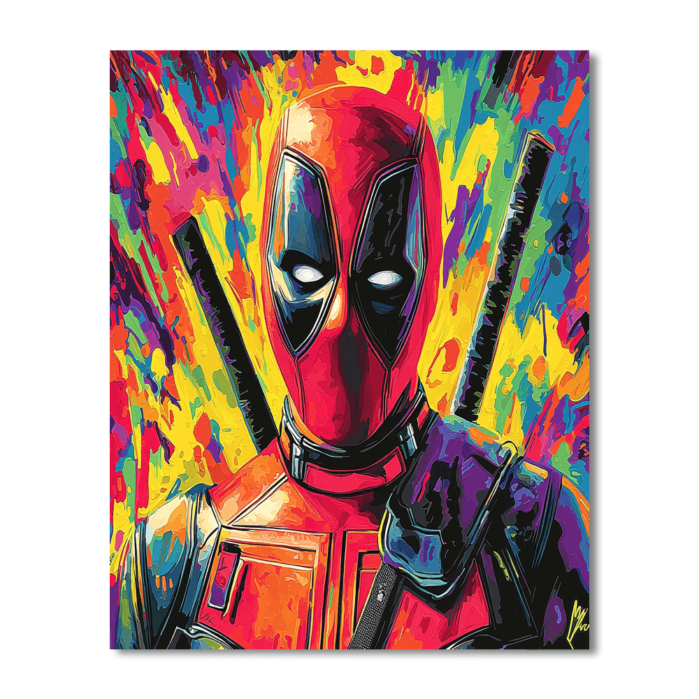 Ryan Reynolds: The Dashing Wit Behind Deadpool Paint By Numbers