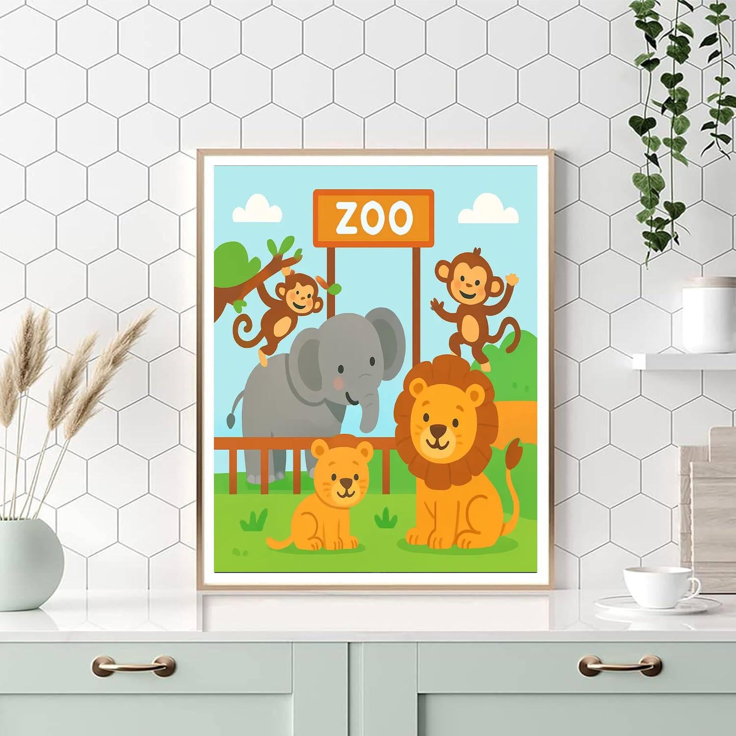 Zoo Extravaganza Numbered Painting Kits