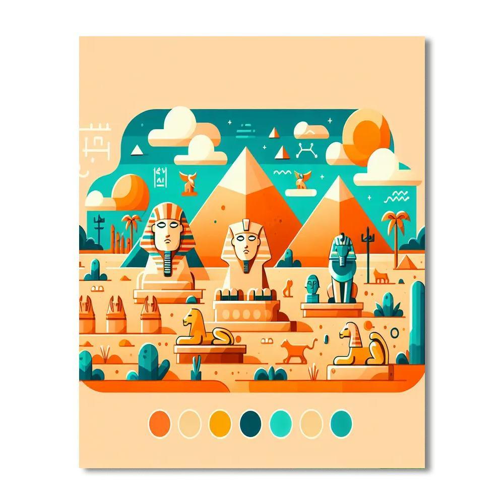 Journey Through Ancient Egypt Paint By Number