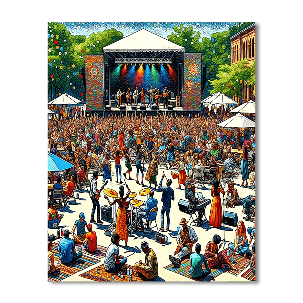 Helsinki Festival Numbered Painting Kits