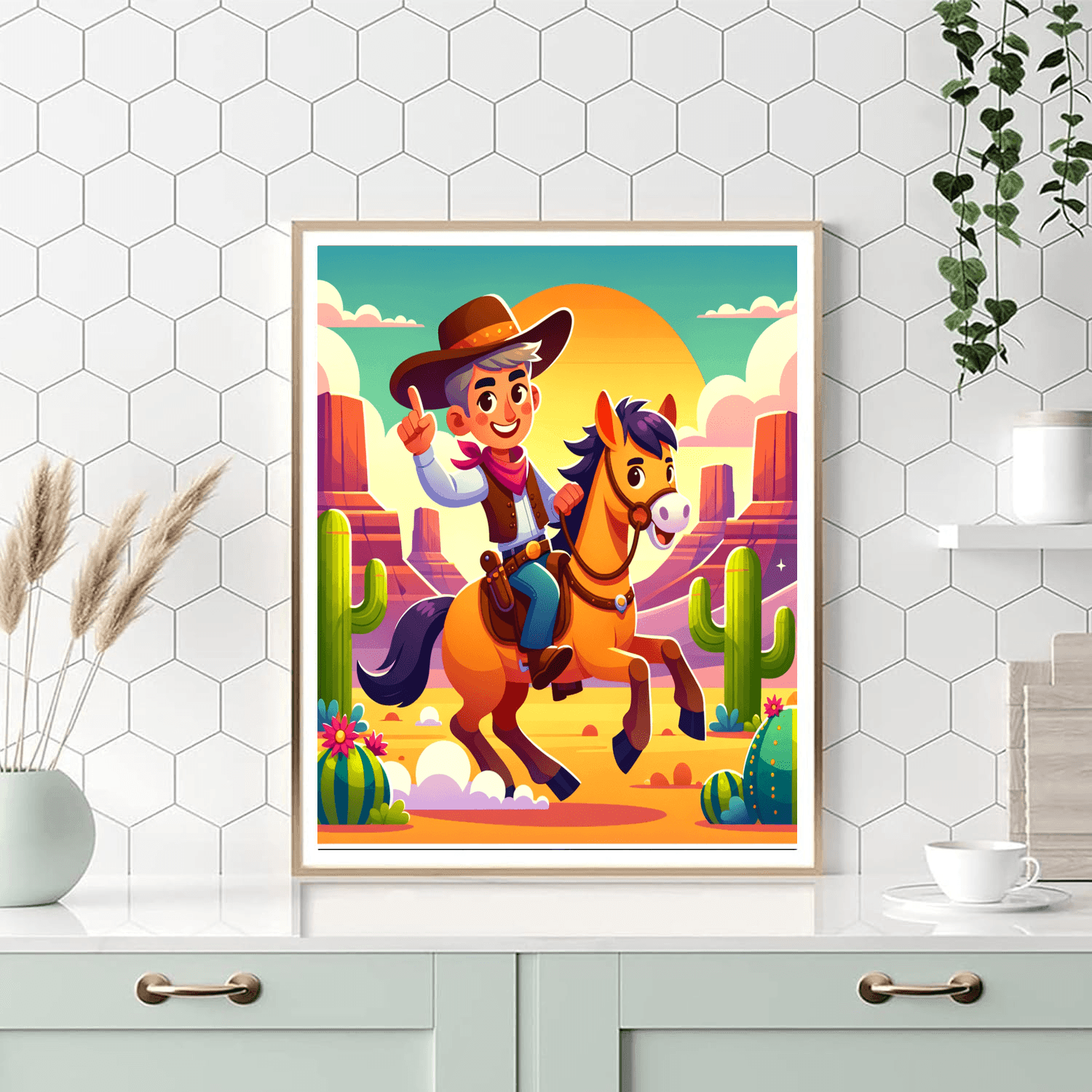 Creative Wild West Adventures Painting By Numbers Kit
