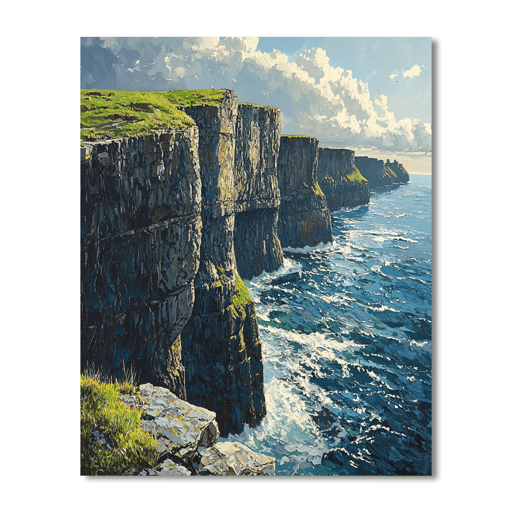 Cliffs Of Moher - County Clare, Ireland Paint By Numbers Kits