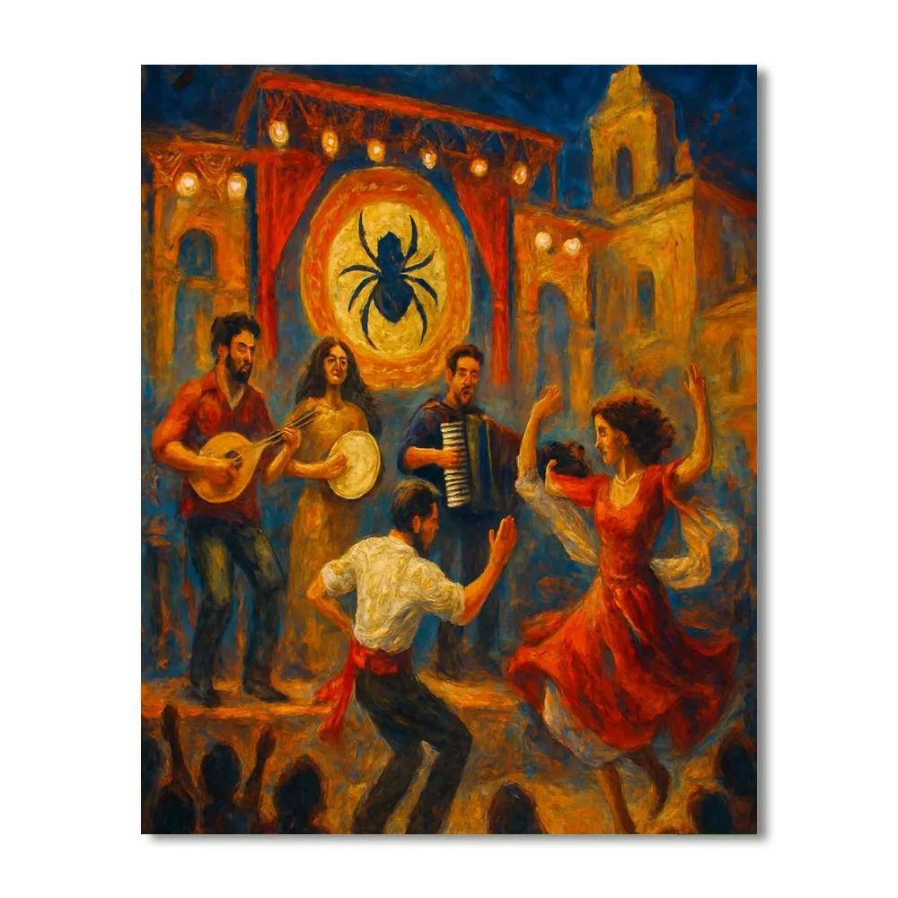 Notte Della Taranta - Italy Painting By Numbers Kit
