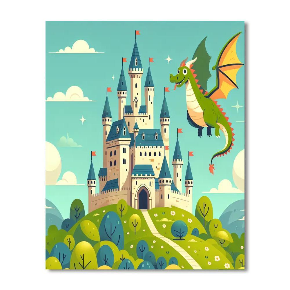 Magical Castle Escape Paint By Numbers