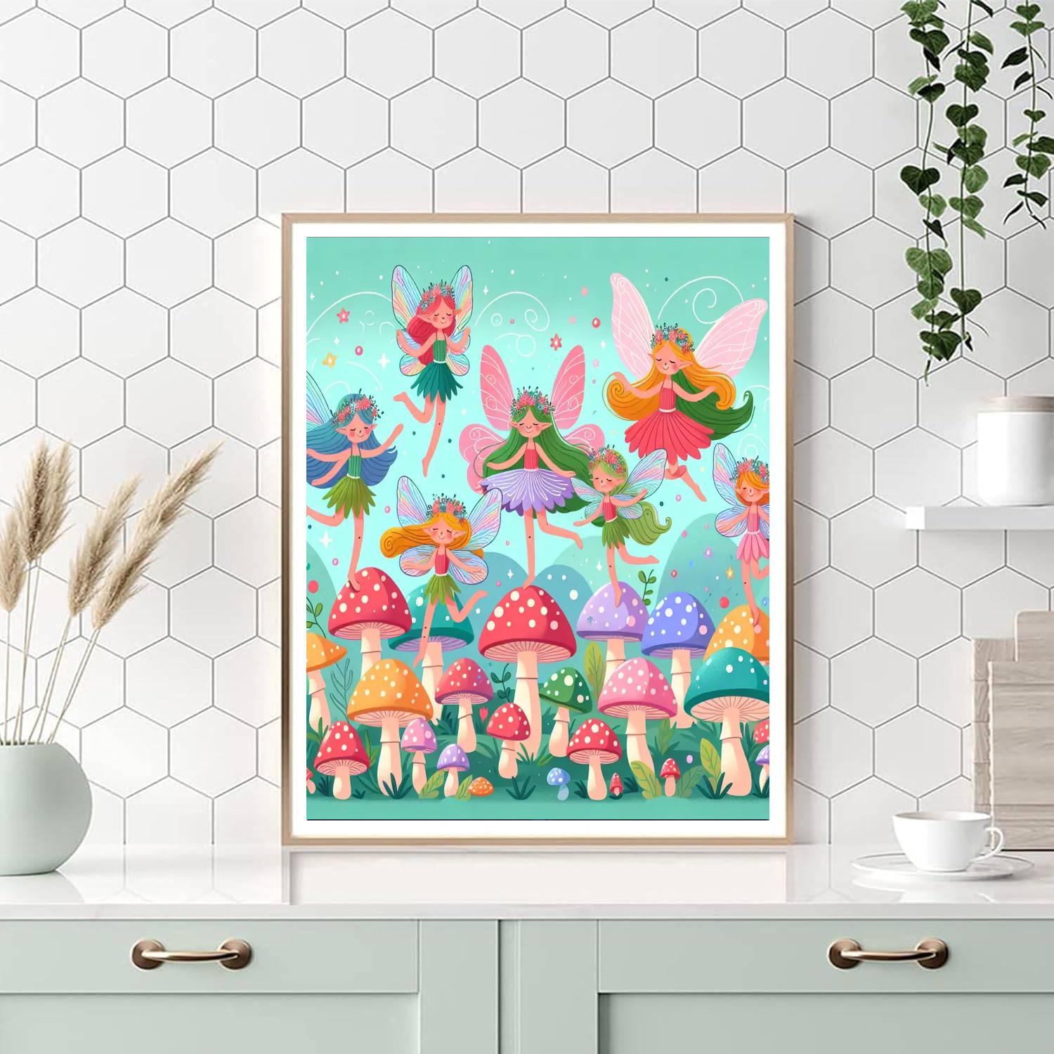 Dreamy Fairy Enclave Painting Number Kit