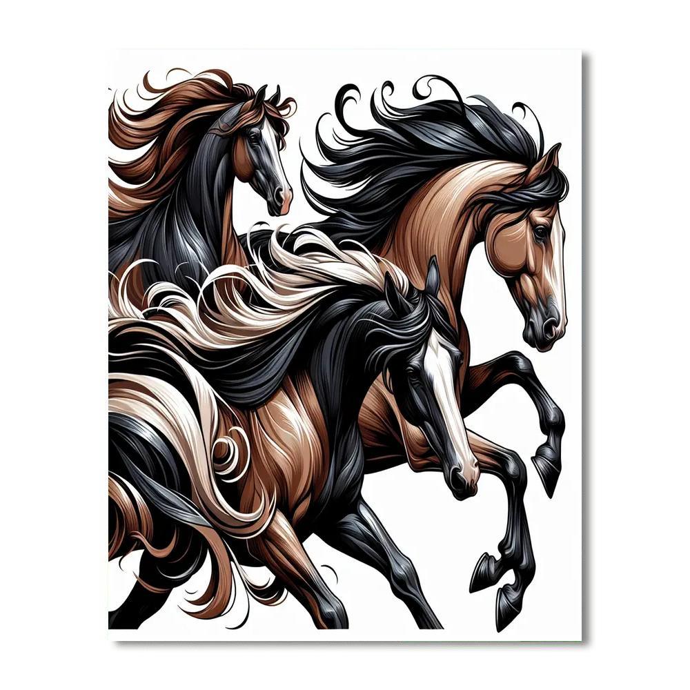 Majestic Equine Grace DIY Paint By Numbers