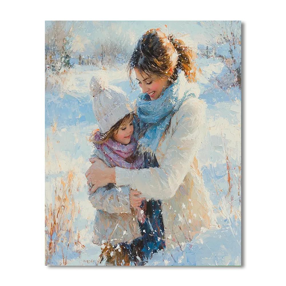 Winter’s Warmth Number Painting