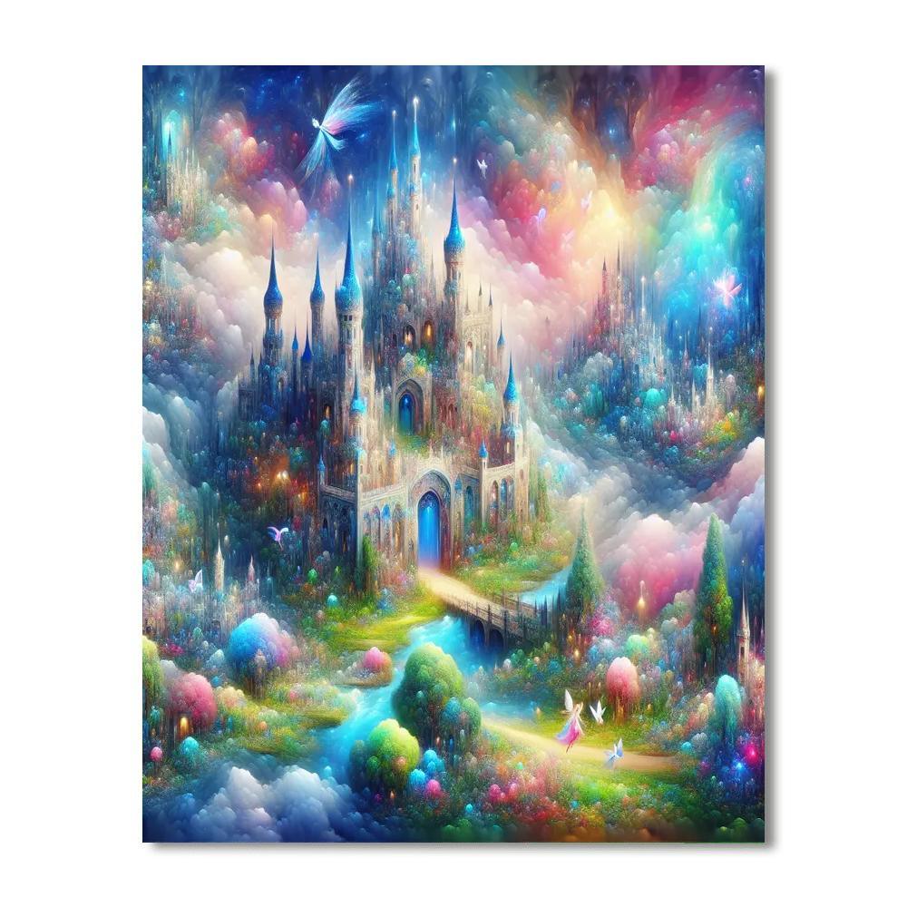 Royal Fantasy Kingdom Paint By Numbers Art