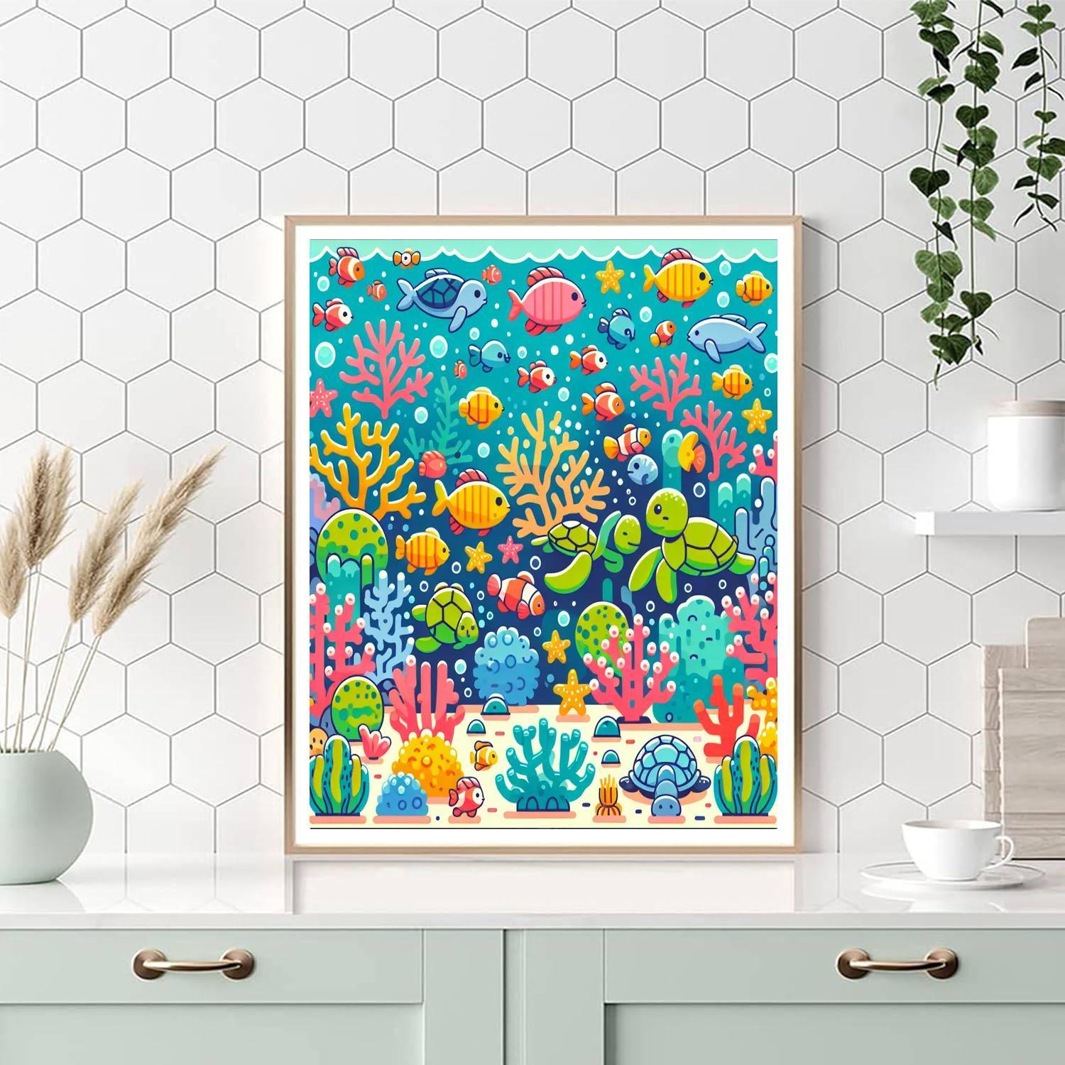 Undersea Discovery Quest Numbered Painting Kits