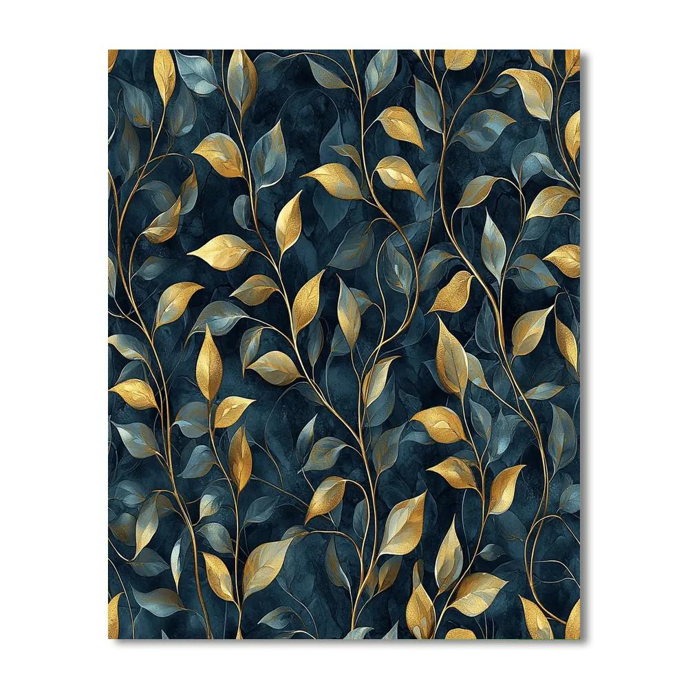 Gustav Klimt Inspired Ethereal Vines  Paint By Numbers Art