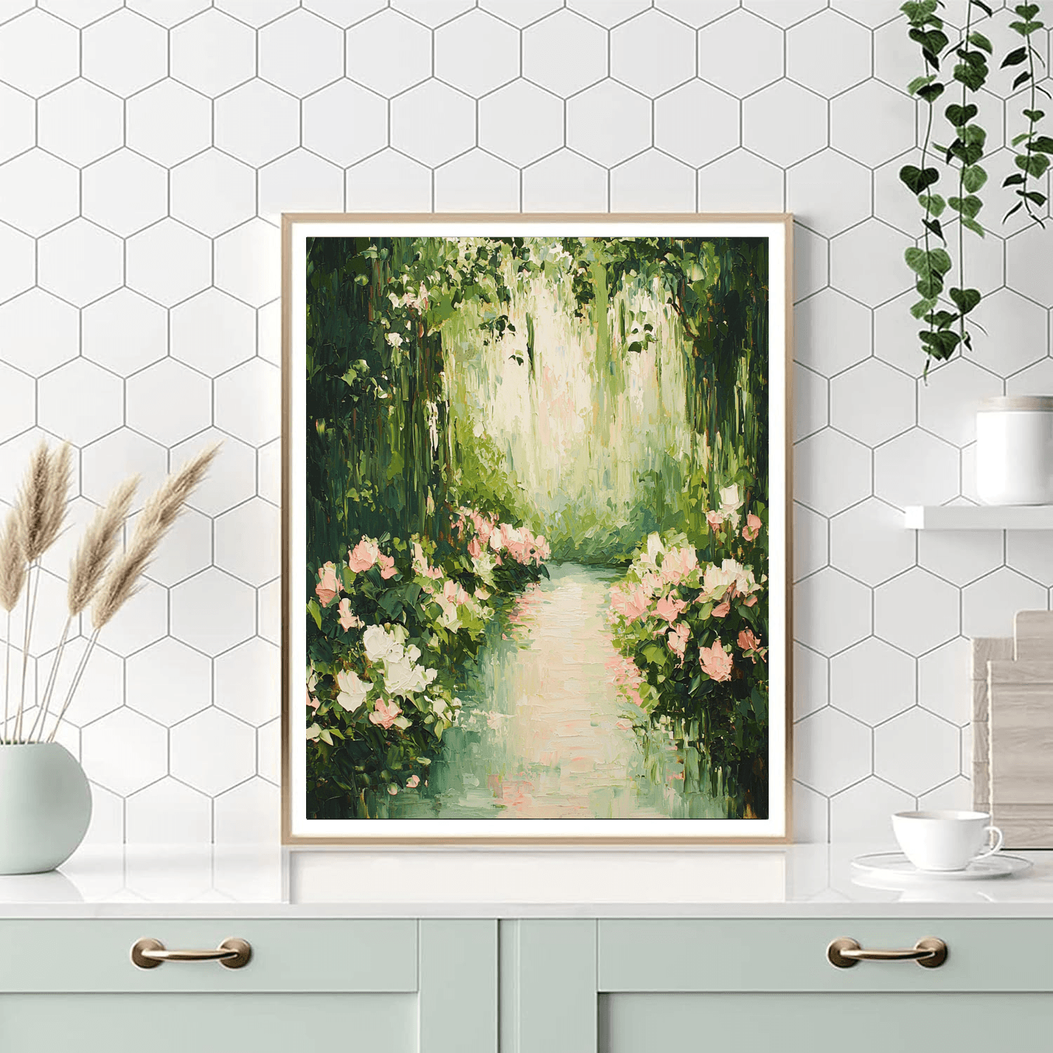 Claude Monet Inspired Botanical Symphony  Paint By Color