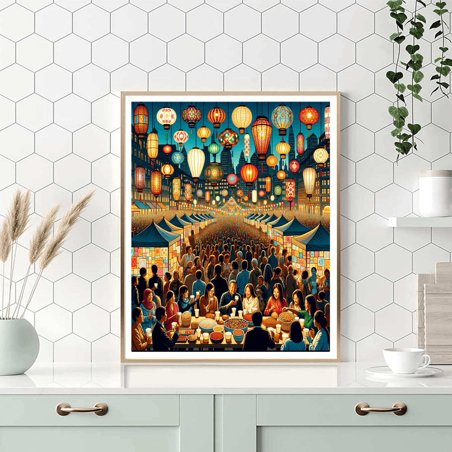 Taipei Lantern Festival Painting By Numbers Kit