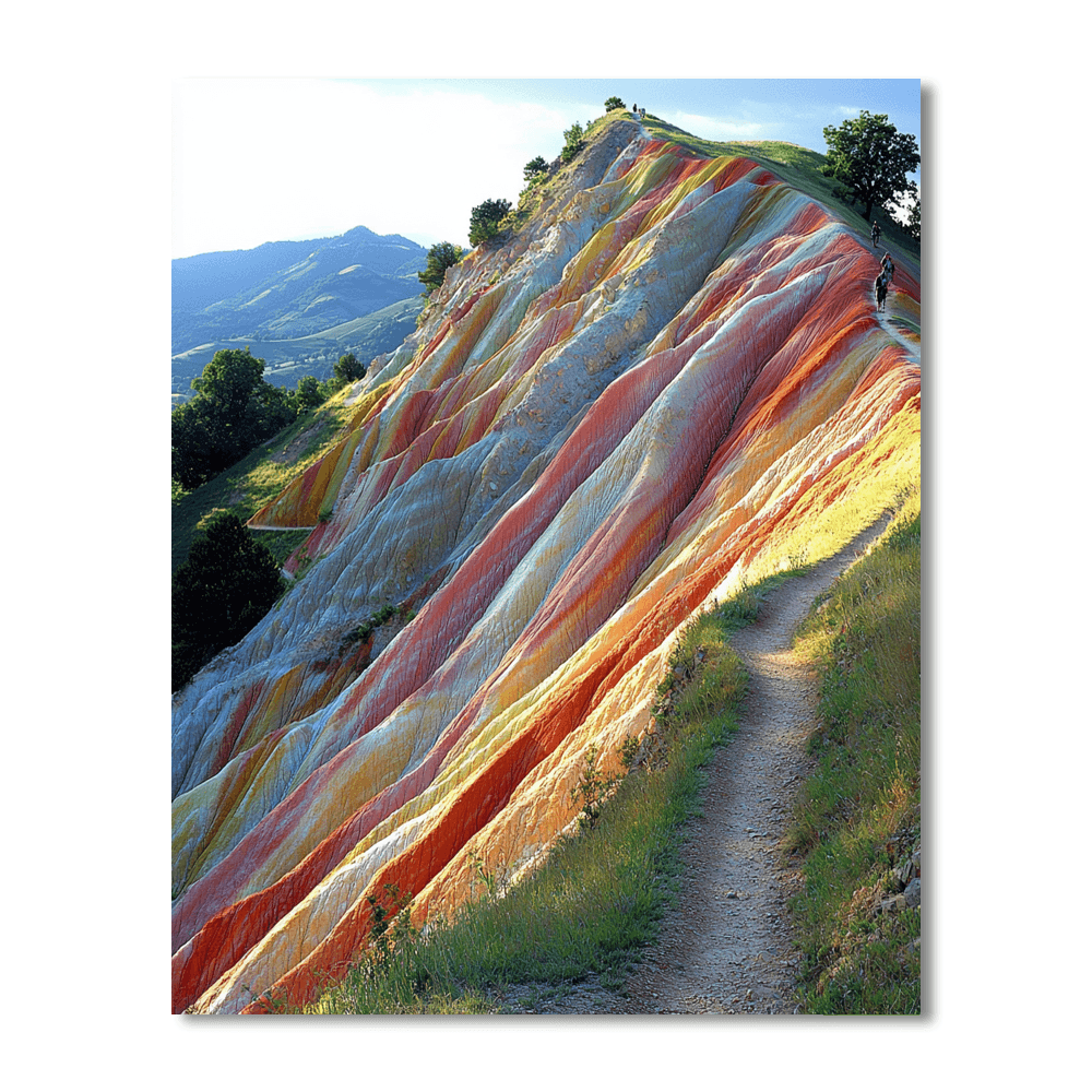 Rainbow Mountain - Peru Paint By Numbers Kits