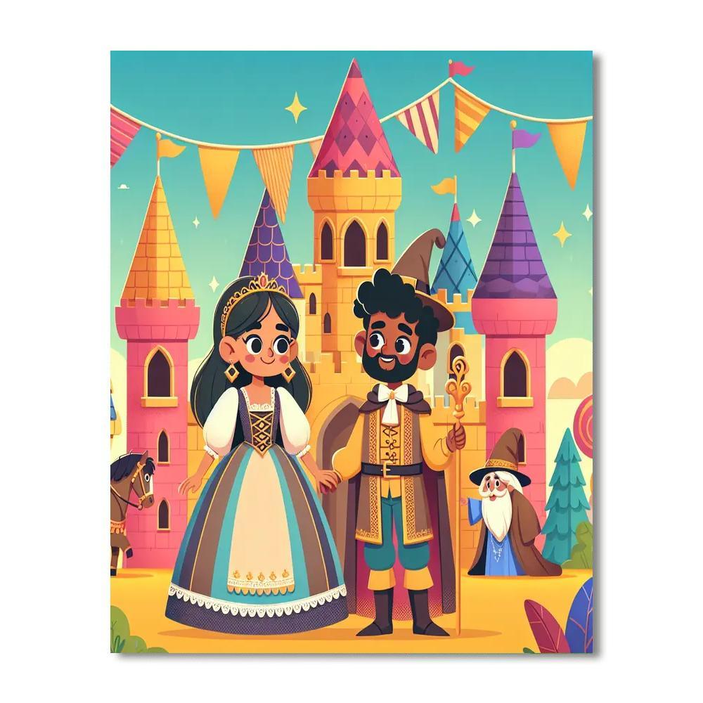 Castle Enchantment Adventure Paint By Numbers Kits
