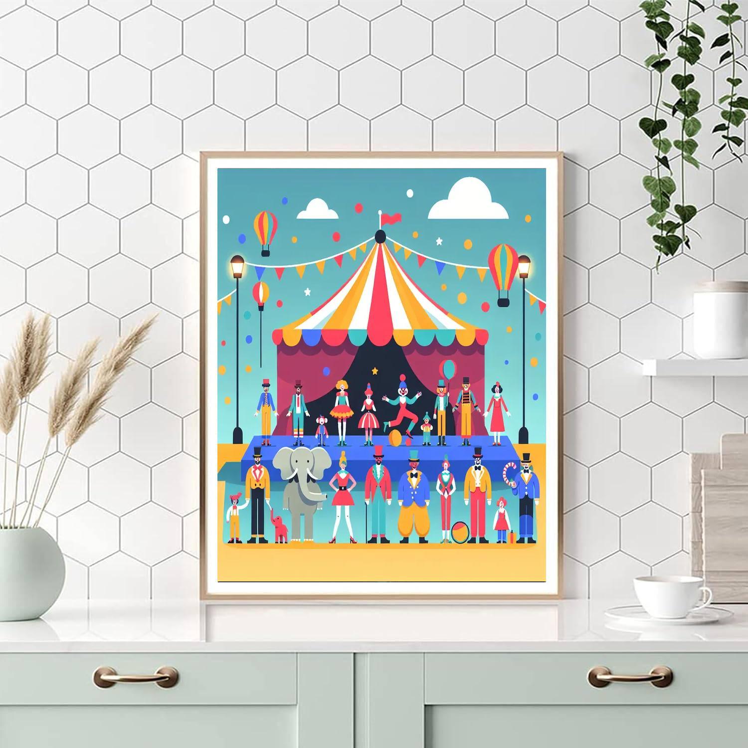 Circus Spectacular Show Paint By Number