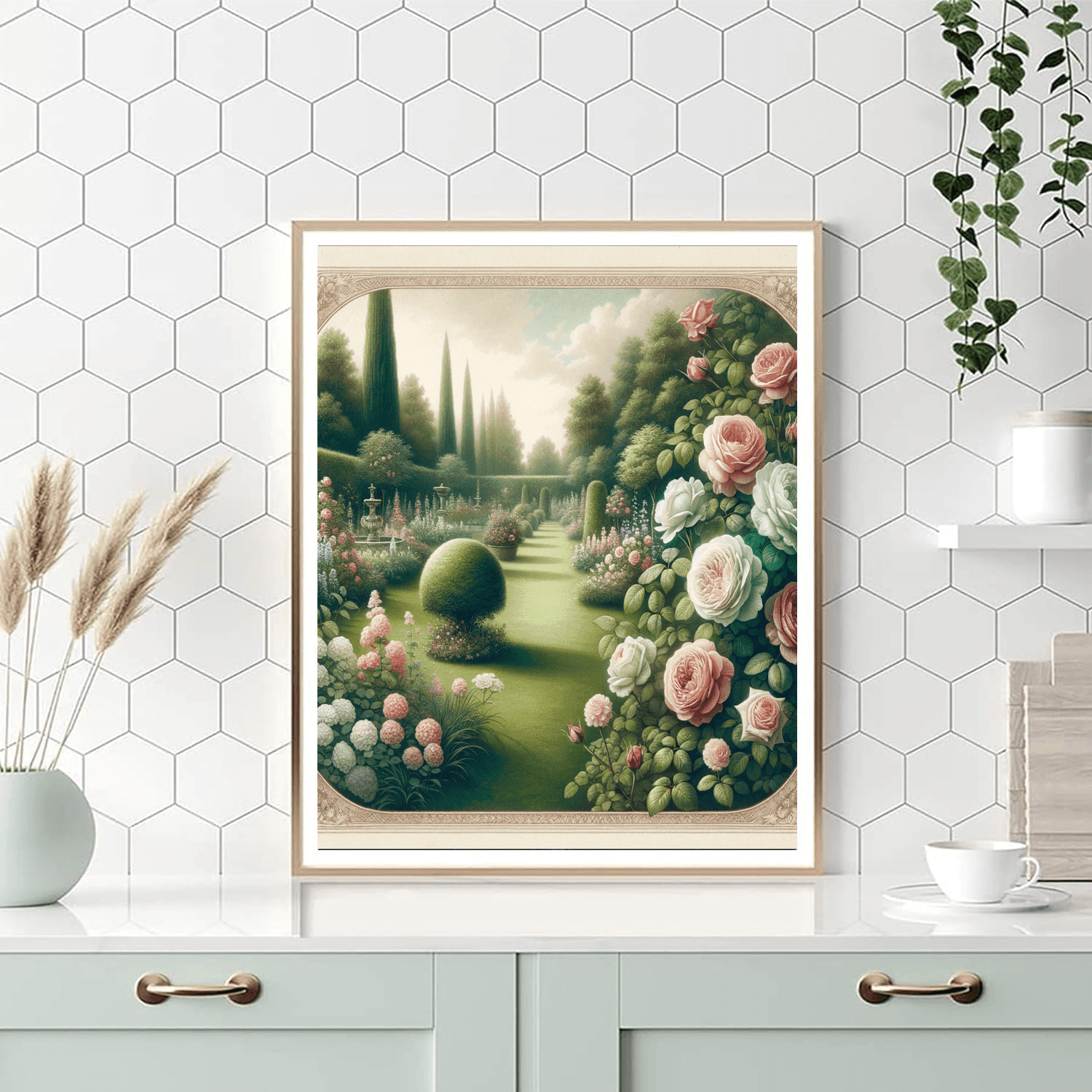 Victorian Garden Afternoon Paint By Color