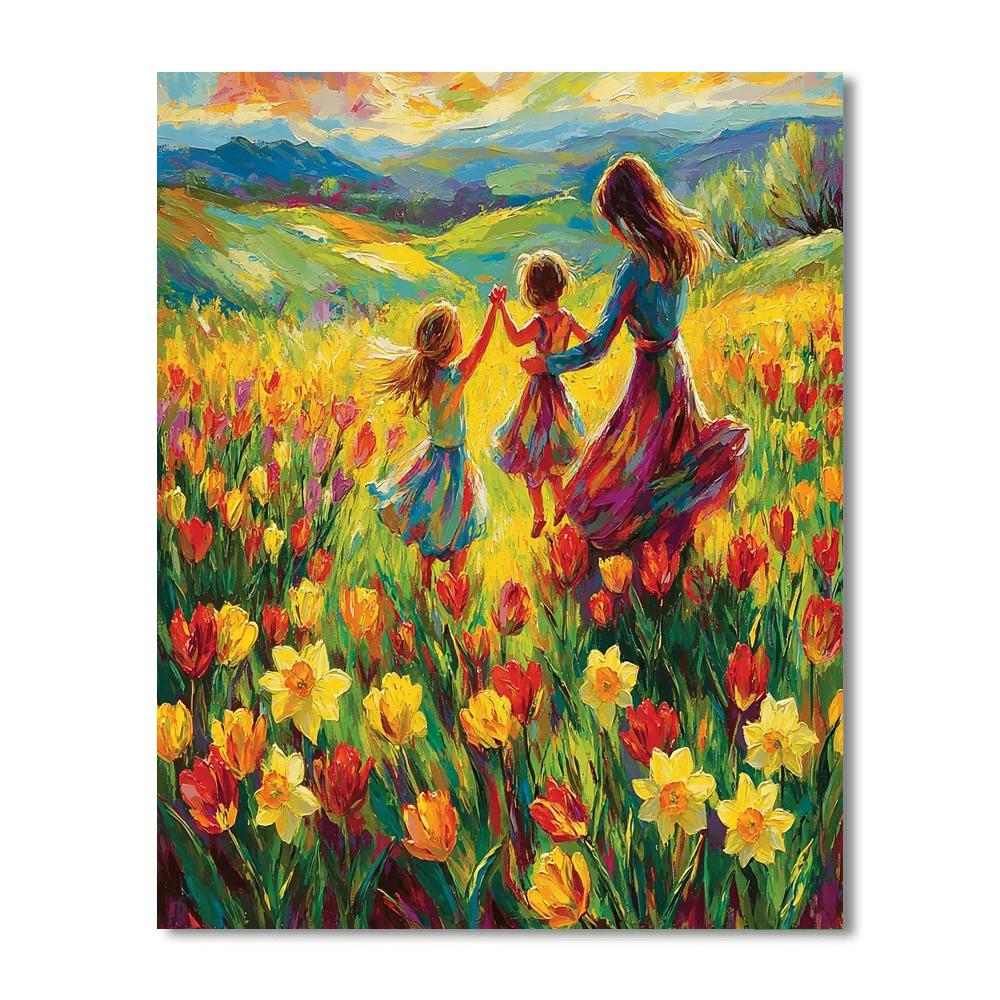 Spring Harmony Symphony Number Painting