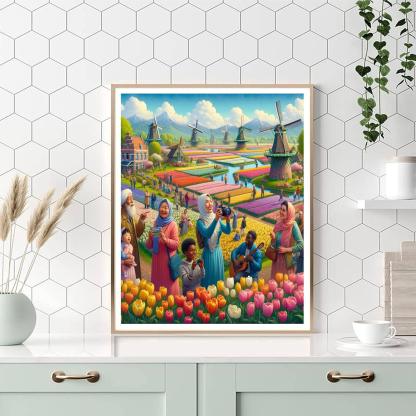 Tulip Time Festival Paint By Number