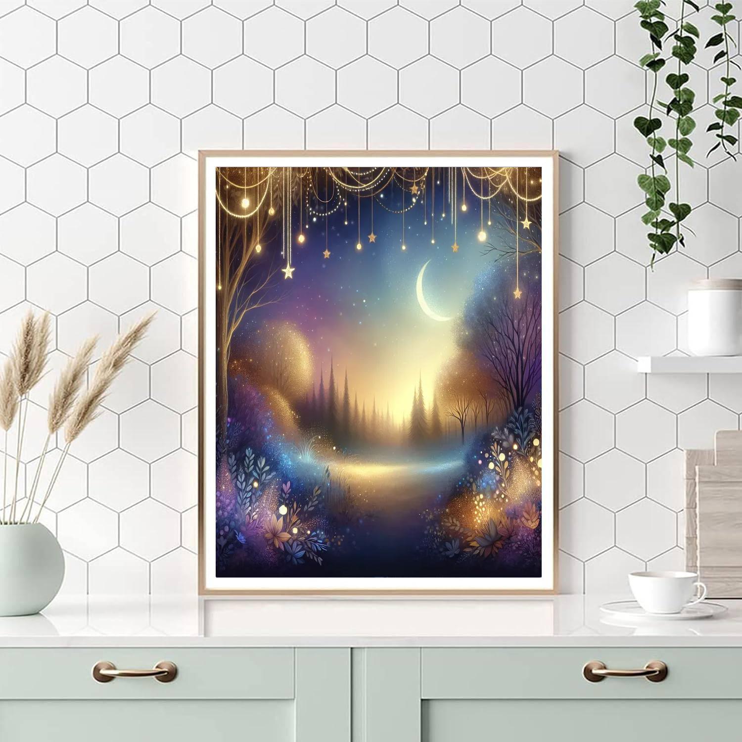 Enchanted Evening Glow DIY Paint By Numbers
