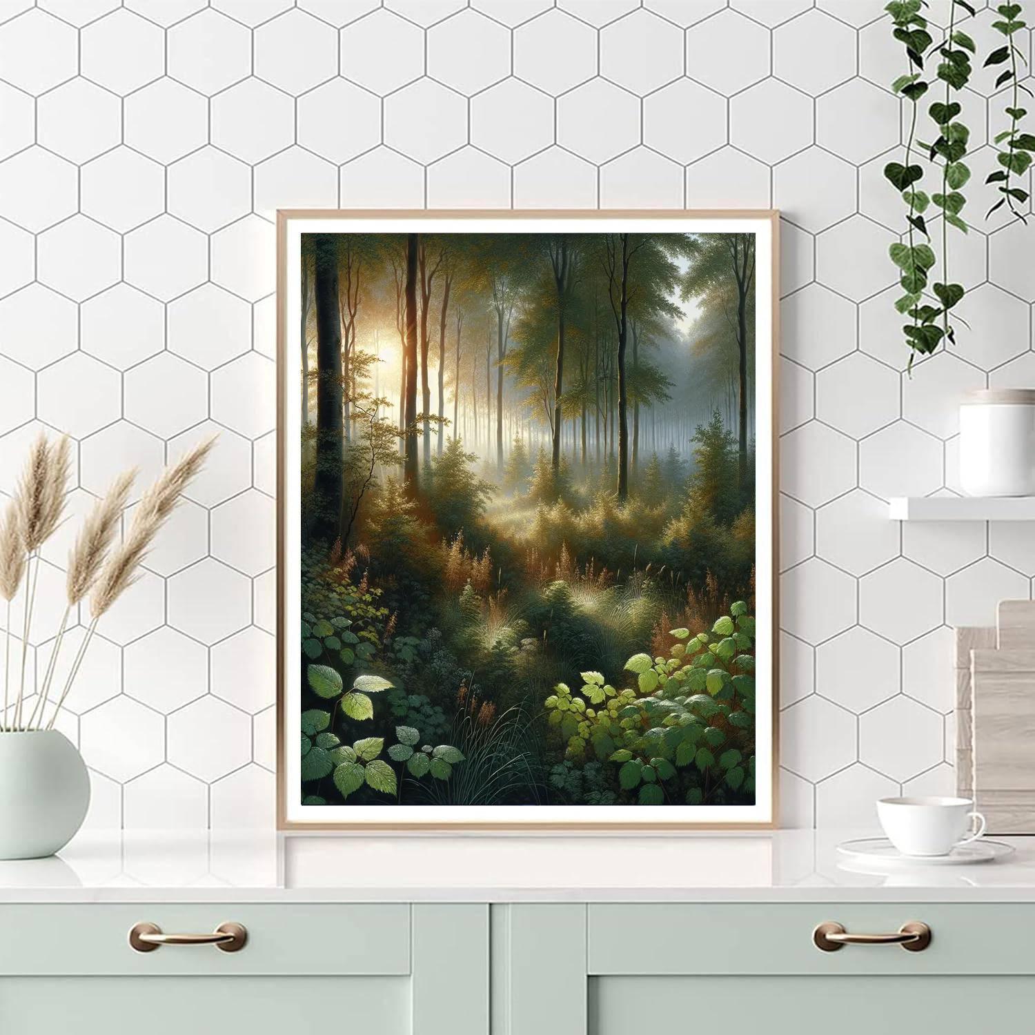 Dewy Morning Forest Paint By Numbers Kits