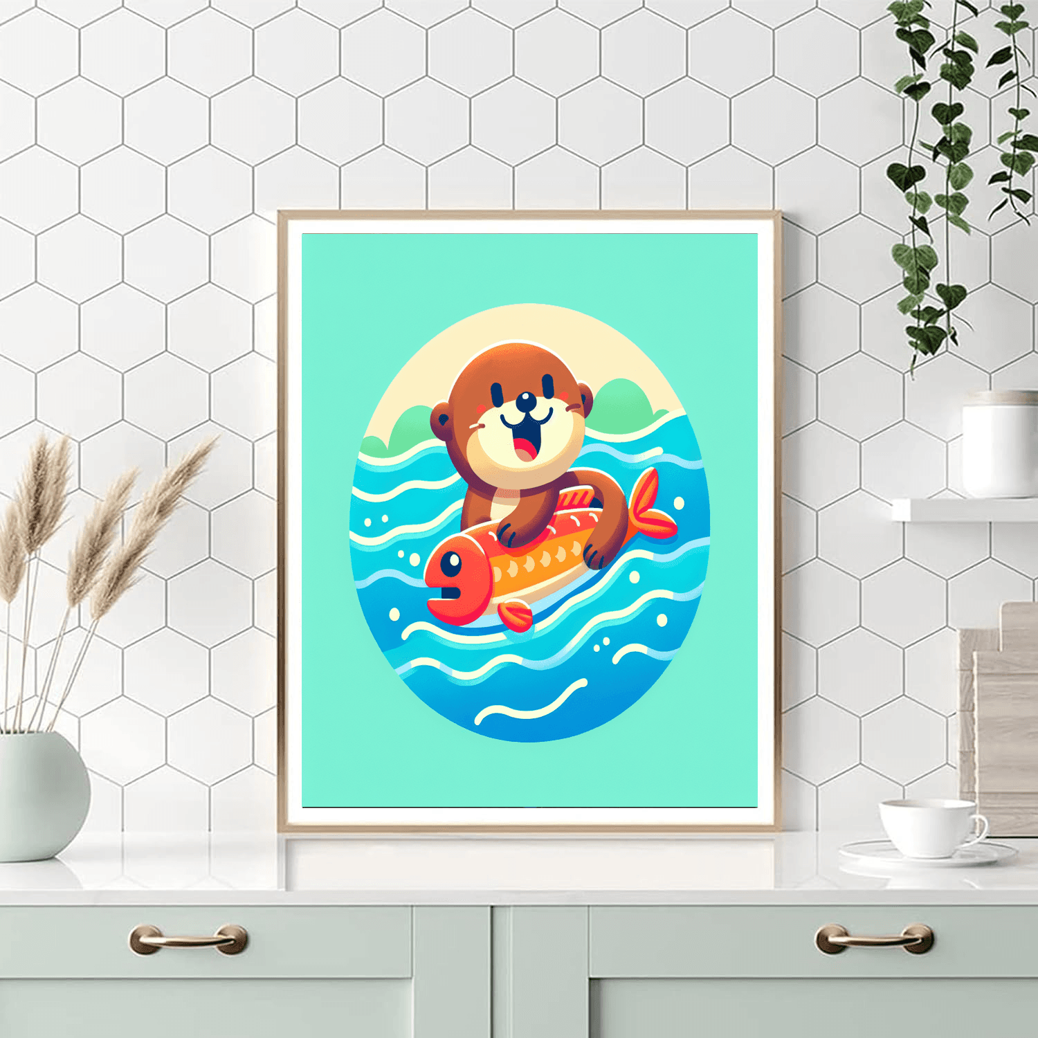 Inquisitive Otter Adventures DIY Paint By Numbers