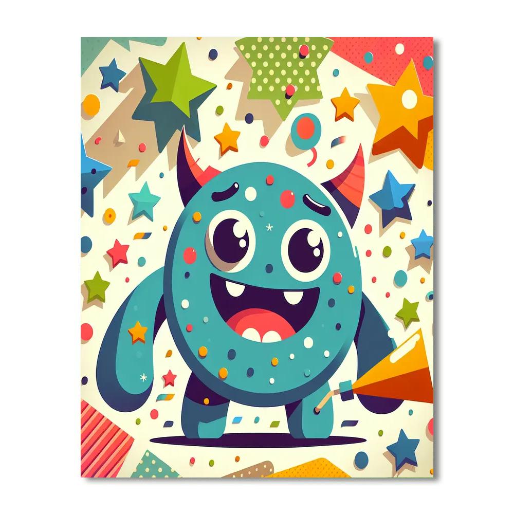Fun-loving Monster Numbered Painting Kits